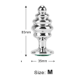 X-CITE GEM RIBBED SIL METAL PLUG MED X-CITE GEM RIBBED SIL METAL PLUG MED